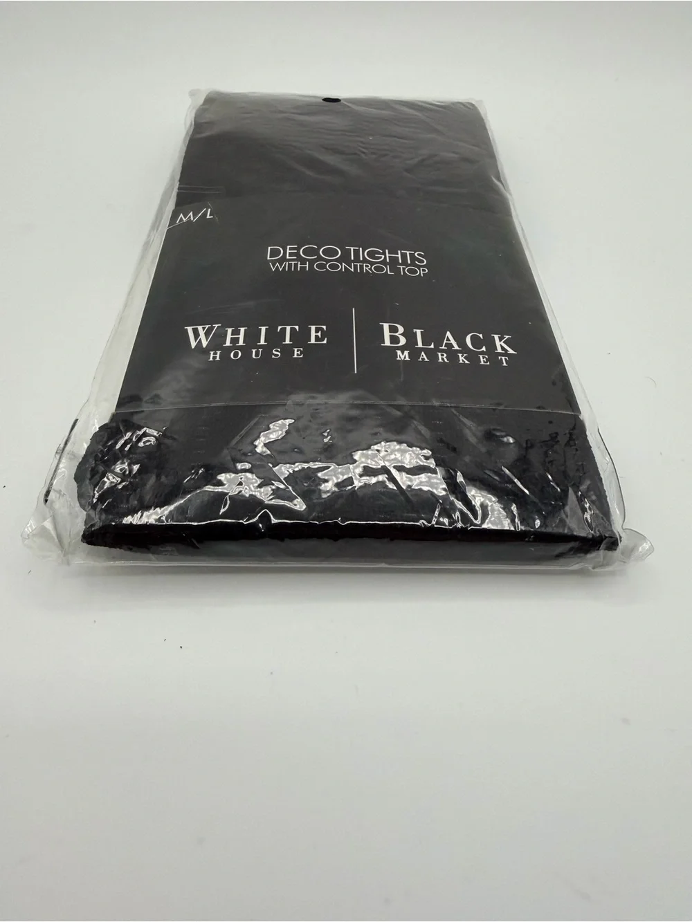 White House Black Market Deco Tights w/Control Top Women's Medium/Large